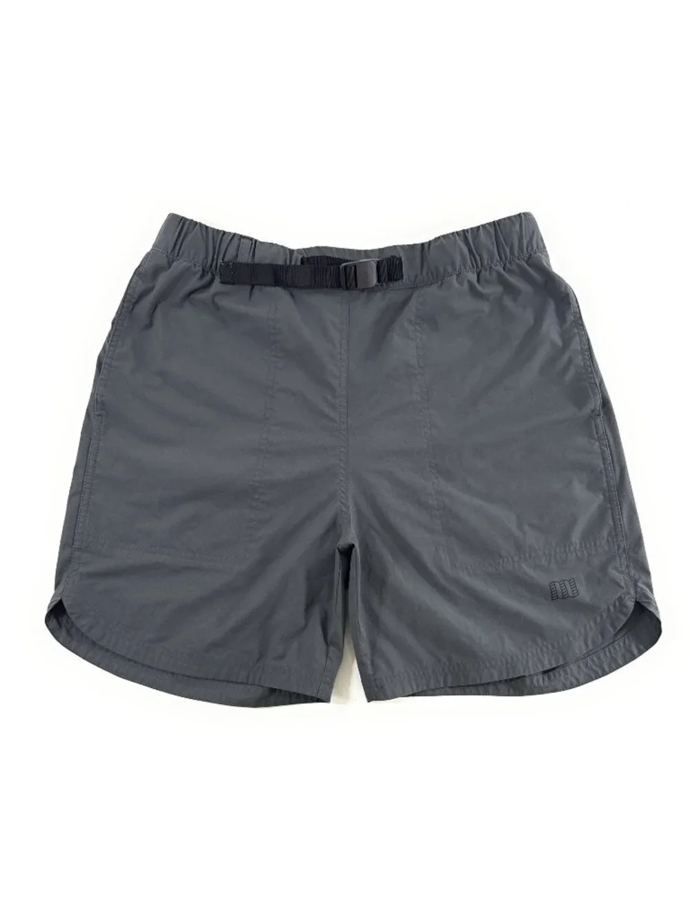 Topo Designs Mens Belted Shorts Size Medium Active Hiking River Outdoors Gray
